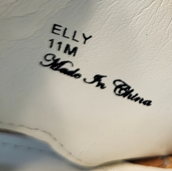 Donald Pliner Elly Silver Cork Kitten Heel Sandals Size 11 - Picture 7 of 13